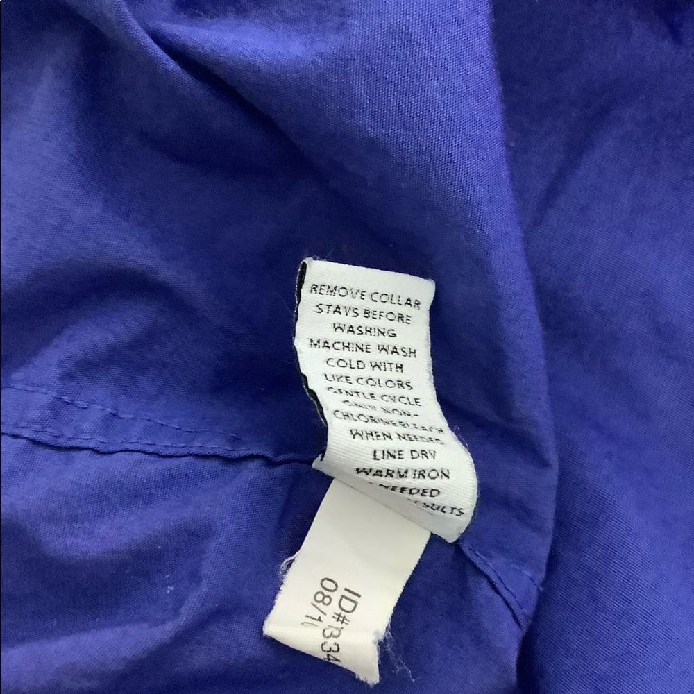 Express Slim Fitted Button Down Long Sleeves Shirt - image 5